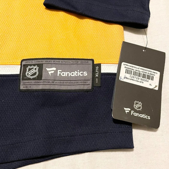 P K Subban Nashville Predators Fanatics Jersey Mens Size XL Stains - Picture 7 of 16